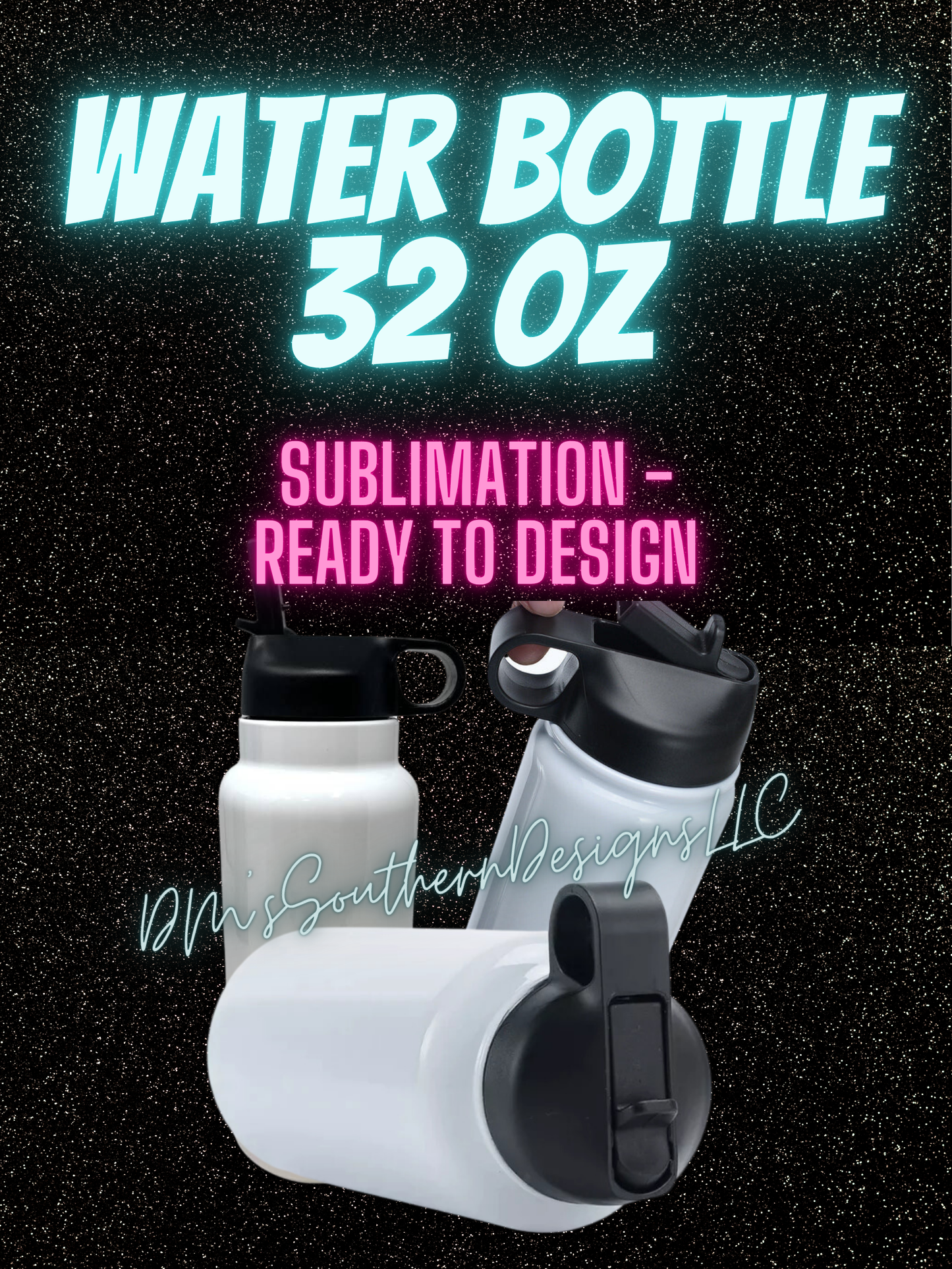 32oz Blank Sublimation Water Bottle - Glossy