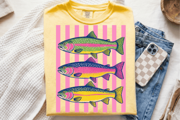 Preppy Fish DTF Bundle - 6 Designs