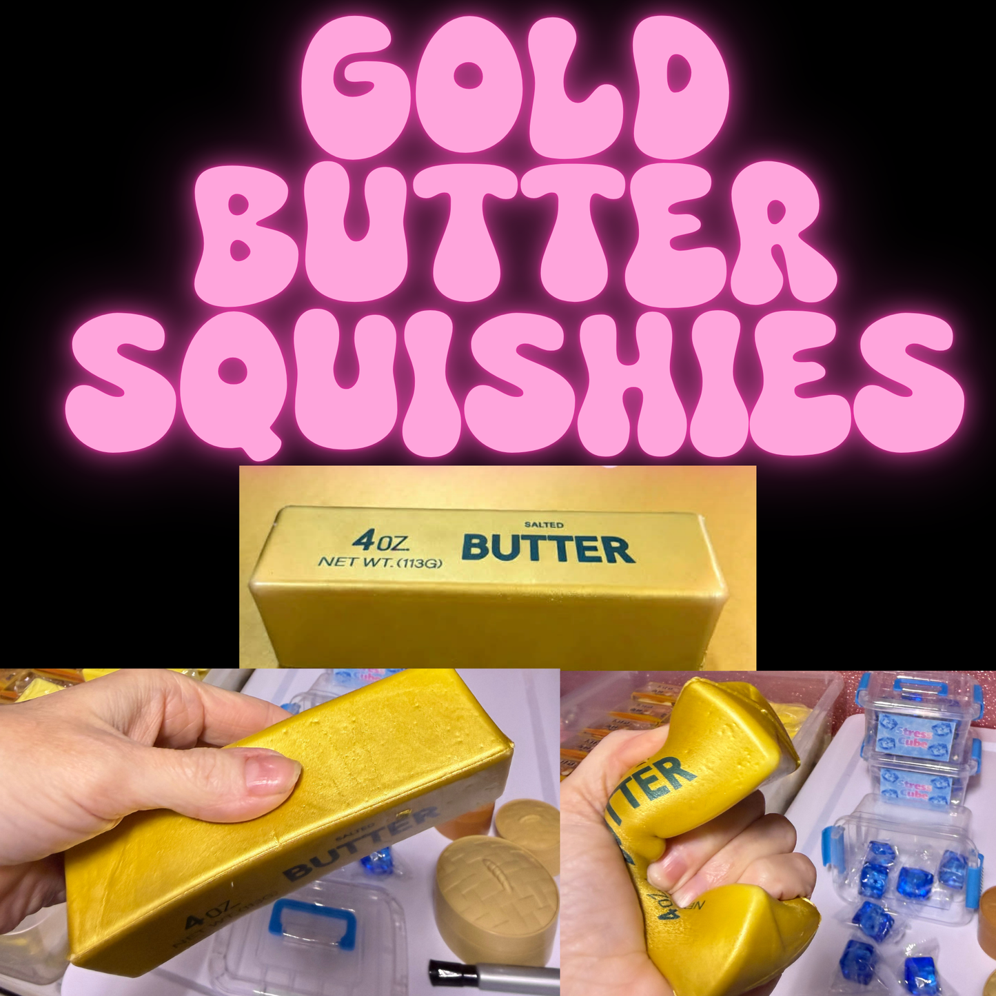 Golden Butter Squishy