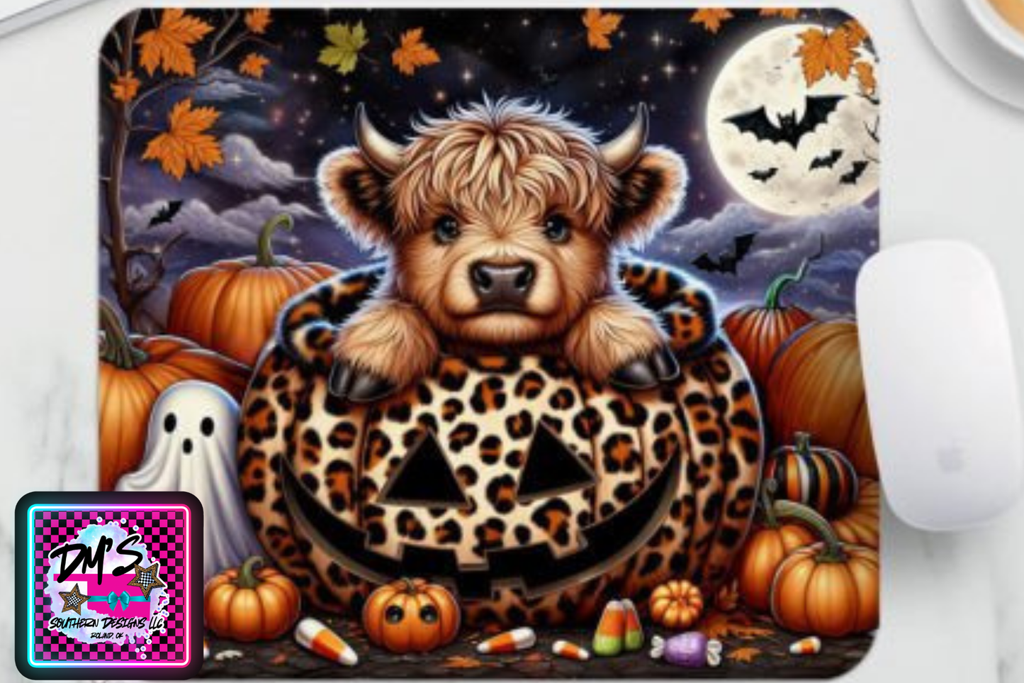 SPOOKY COW Mouse Pad
