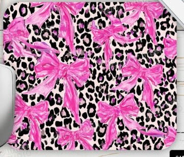 Leopard Print Bow - Mouse Pad