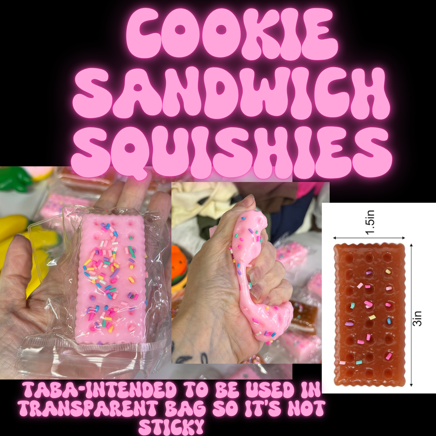 Cookie Sandwich - Squishies - Taba