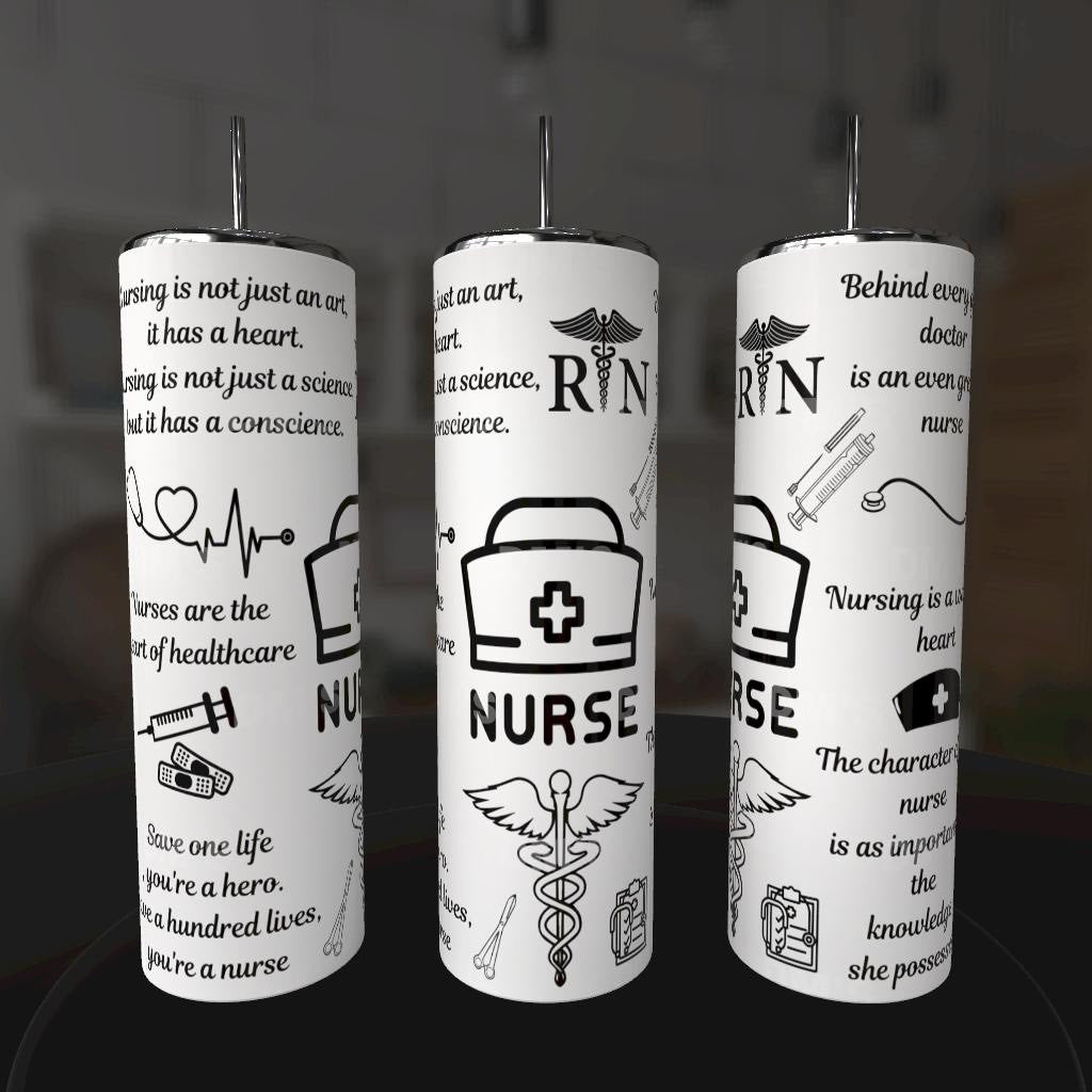 RN NURSING MEDICAL TUMBLER