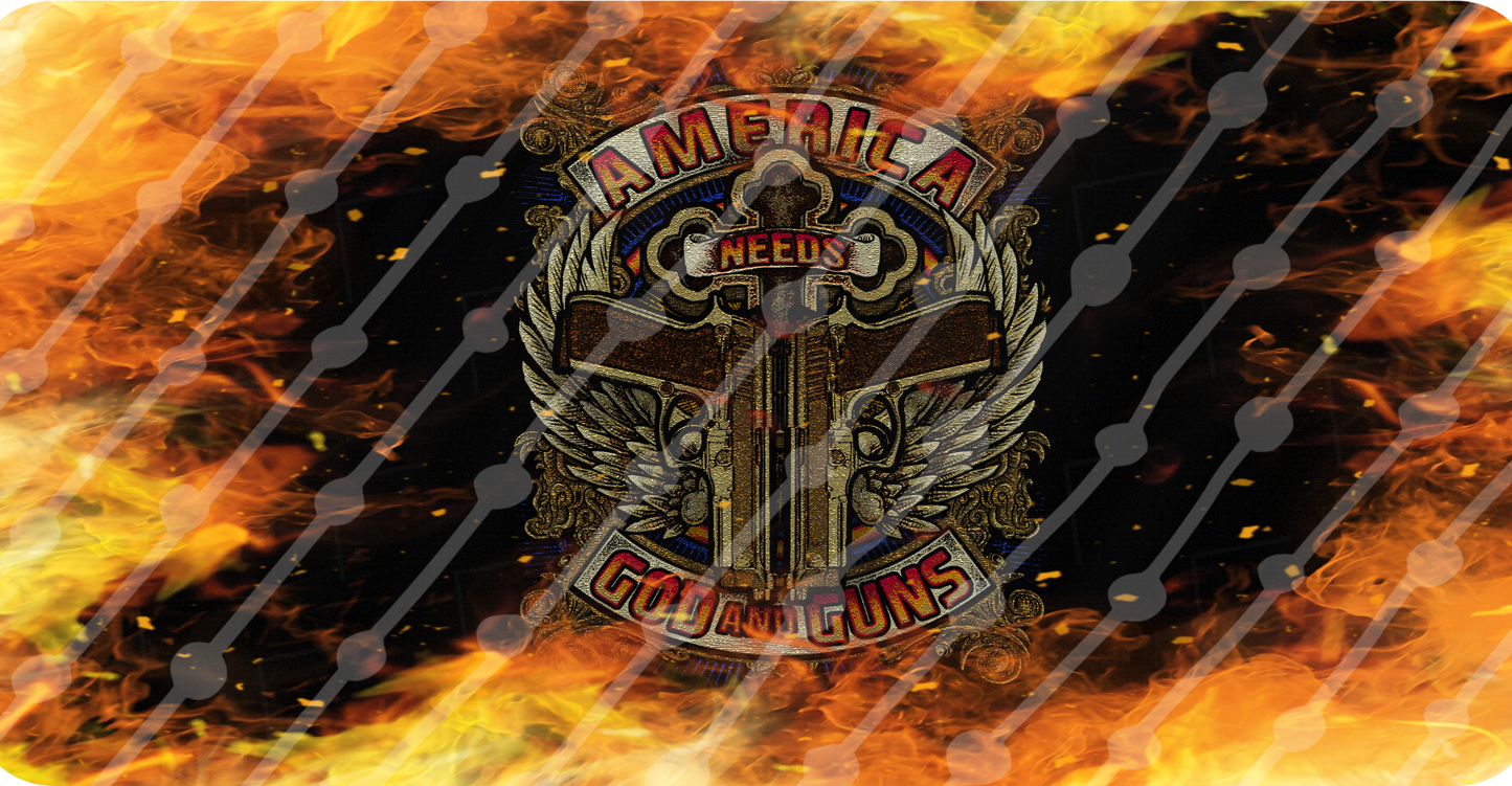 America License Plate