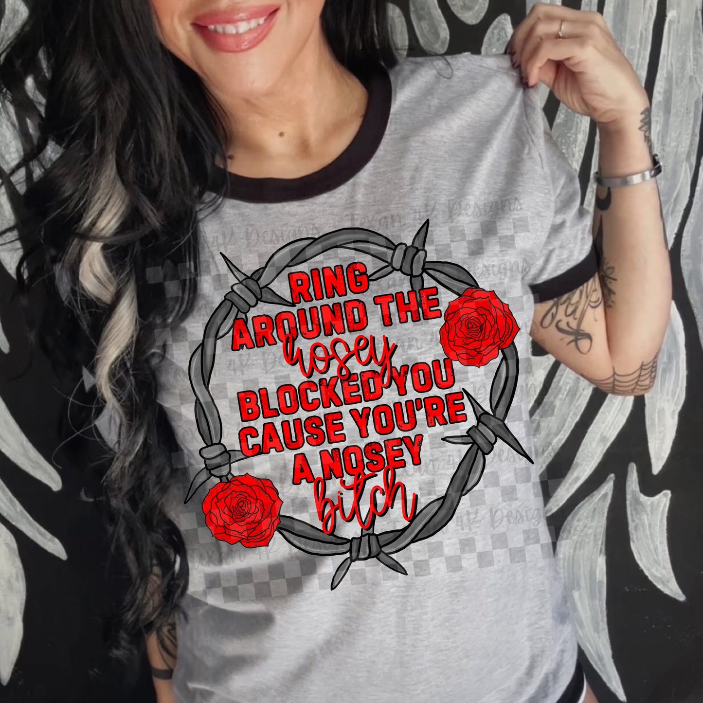 RING AROUND THE ROSEY BLOCKED