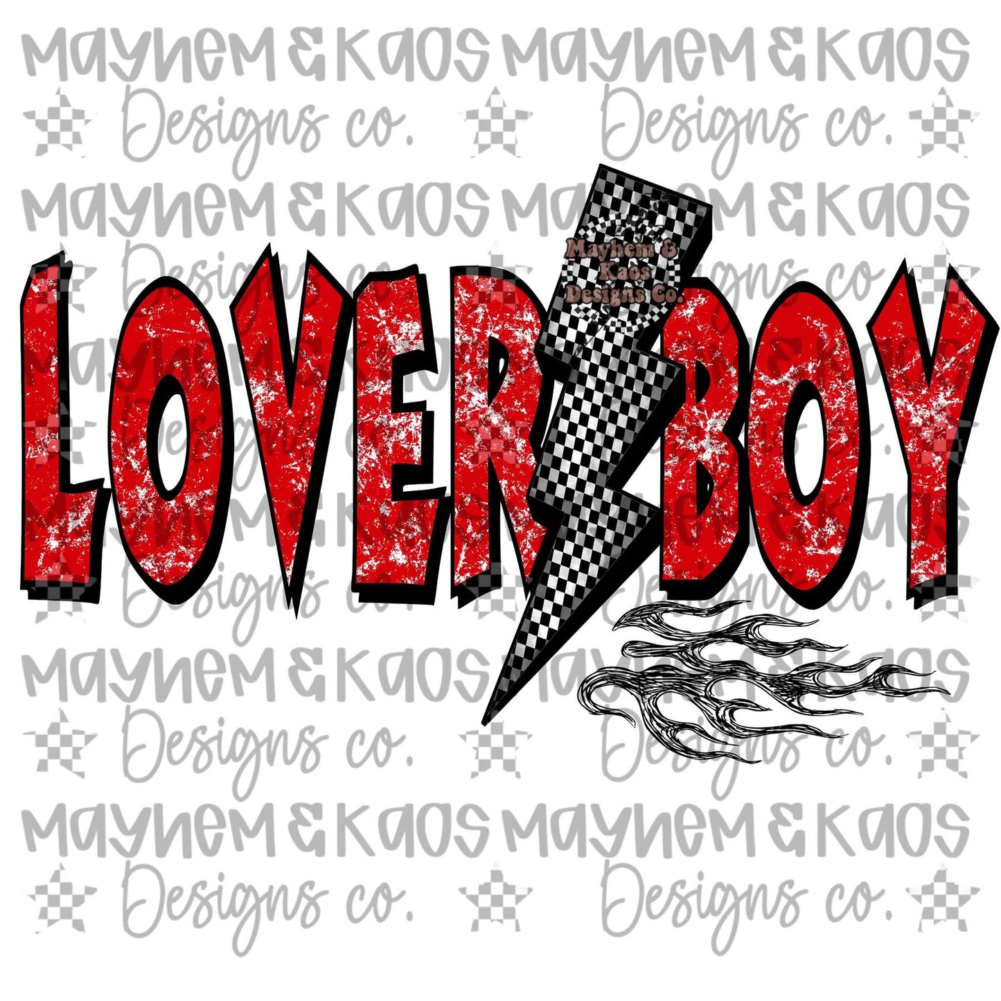 LOVER BOY CHECKERED LIGHTNING
