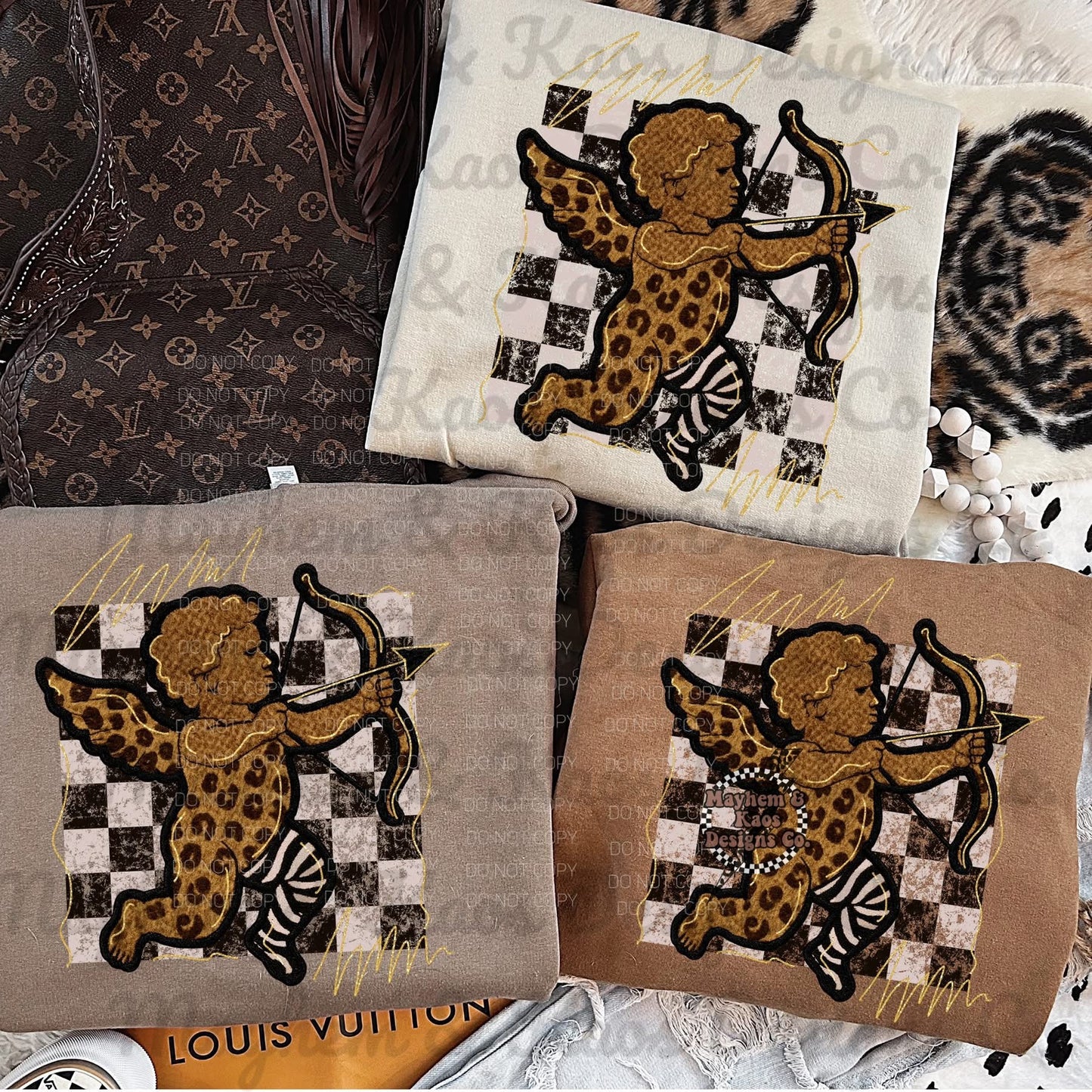 CUPID CHECKERED LEOPARD