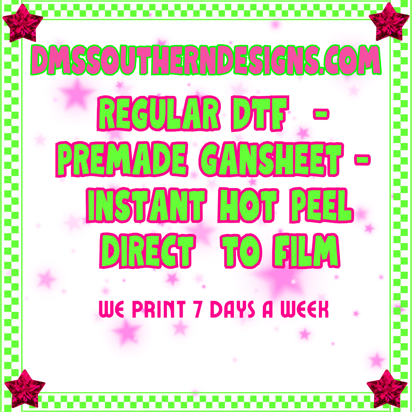 REGULAR PREMADE DTF GANGSHEET - UPLOAD