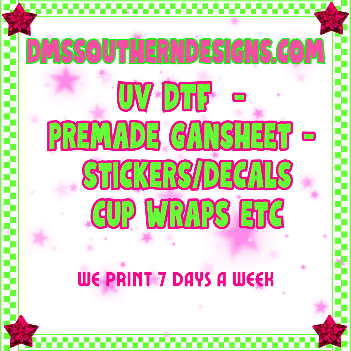 UV PREMADE DTF GANGSHEET - UPLOAD