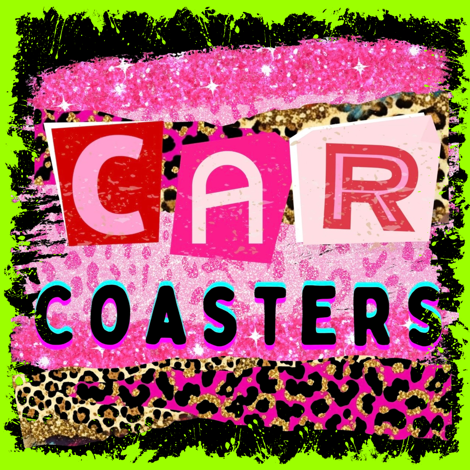 Car Coaster Set of 2