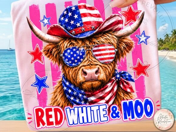 RED, WHITE, AND - Ready to Press DTF Transfer,  Trucker Hats, & Shirts