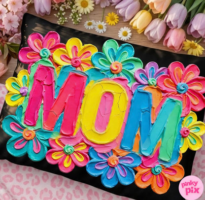 Mom Granny Mamaw Grammy Grandma Bright Floral Designs