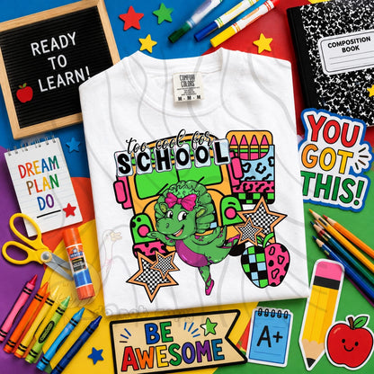 TOO COOL FOR SCHOOL - CHARACTER BUNDLE - FIRST DAY OF SCHOOL - BACK TO SCHOOL
