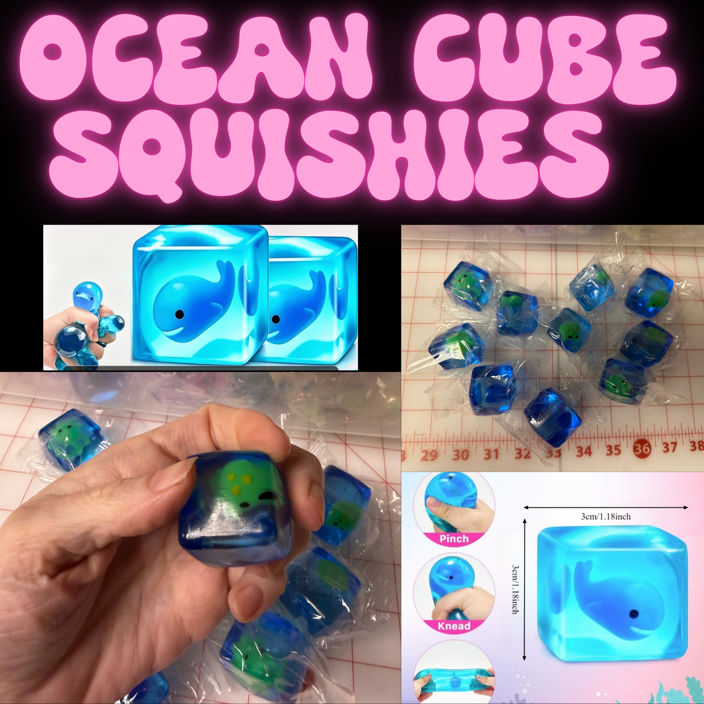 Ocean Cube Squishies