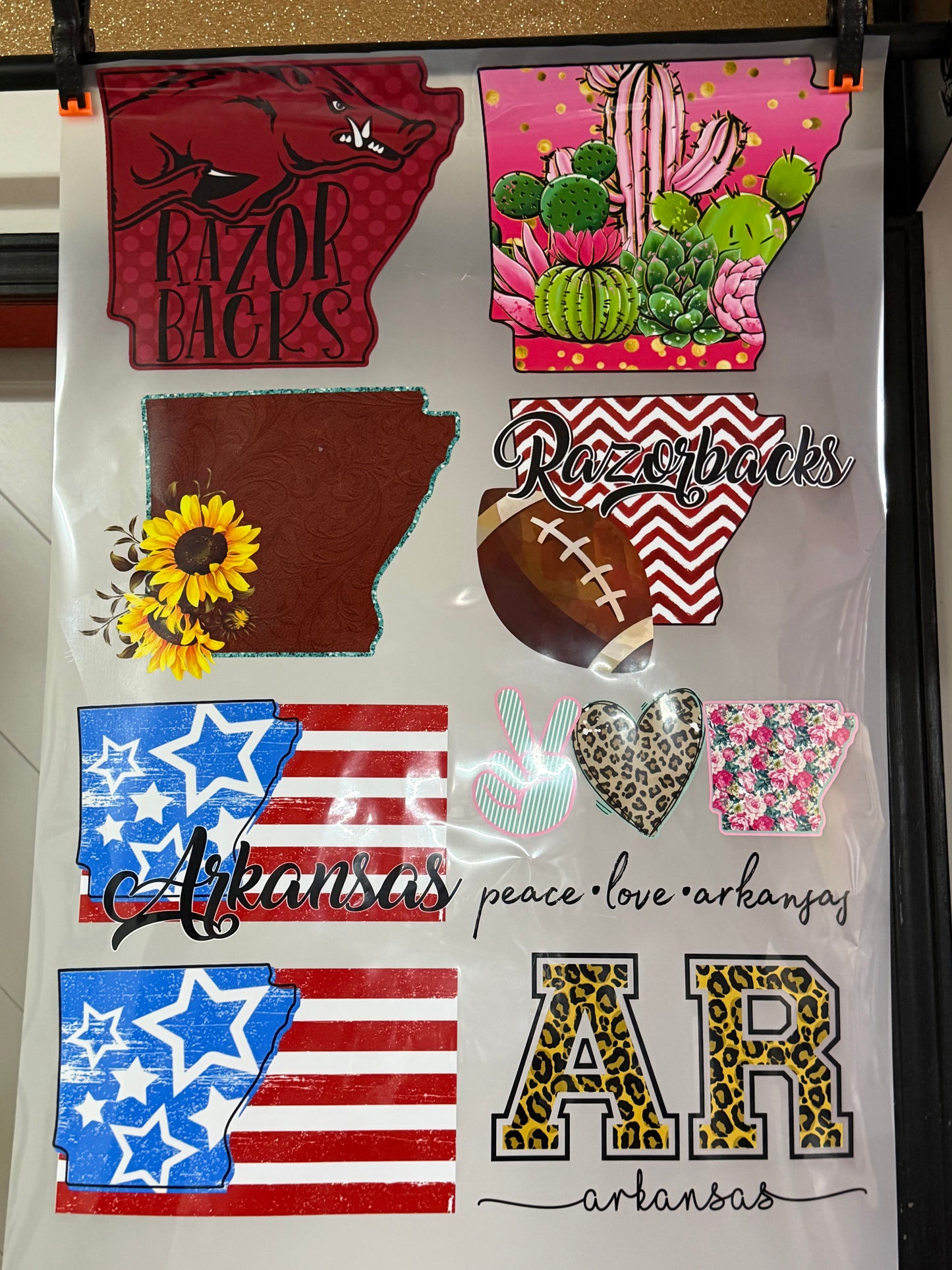ARKANSAS - 8 DESIGNS - PREMADE DTF BUNDLE - READY TO PRESS