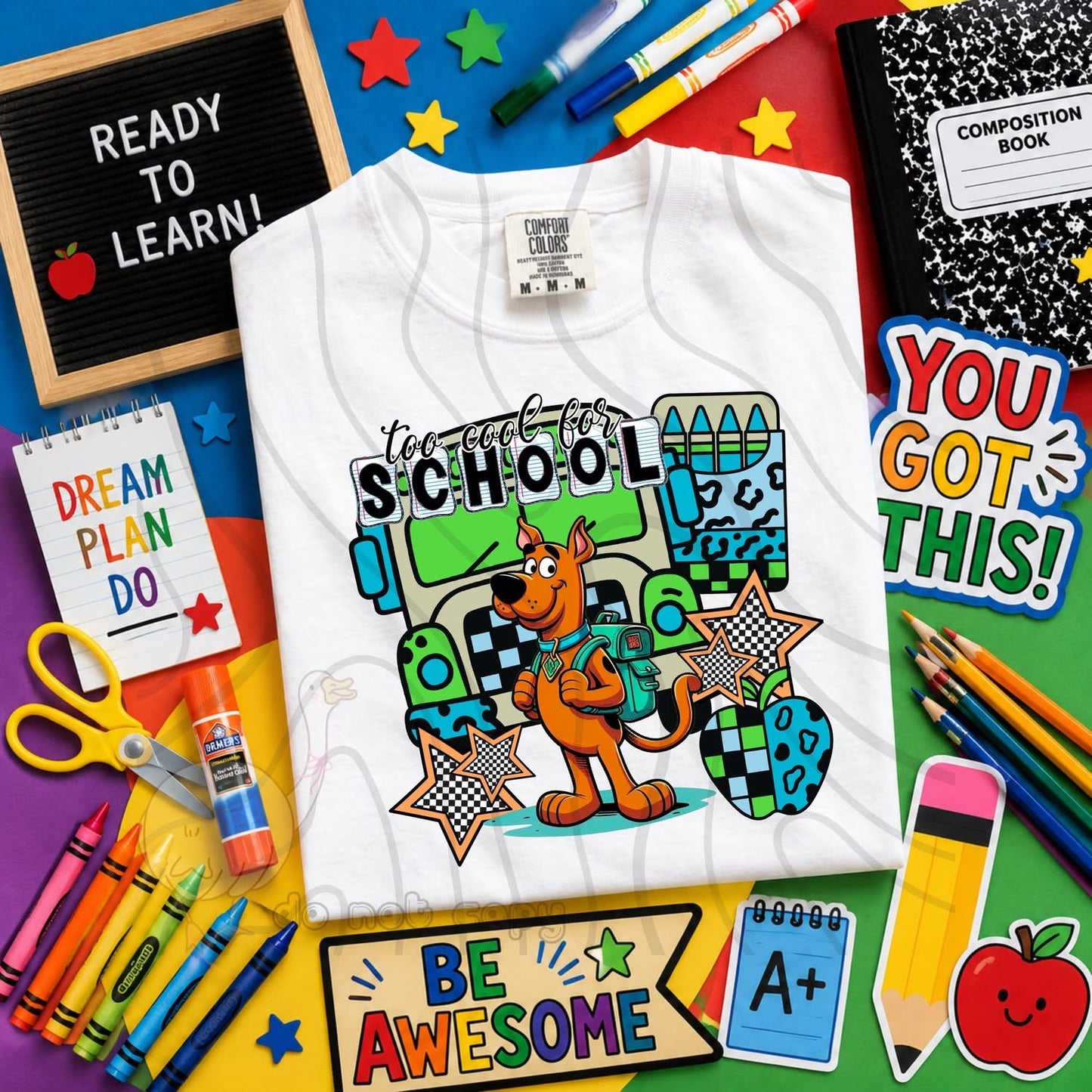 TOO COOL FOR SCHOOL - CHARACTER BUNDLE - FIRST DAY OF SCHOOL - BACK TO SCHOOL