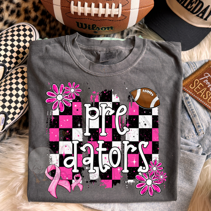 PINK CHECKERED MASCOTS SCHOOL SPIRIT