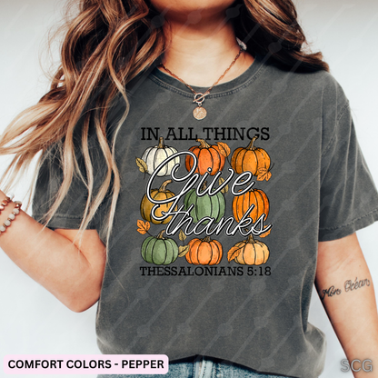 IN ALL THINGS GIVE THANKS