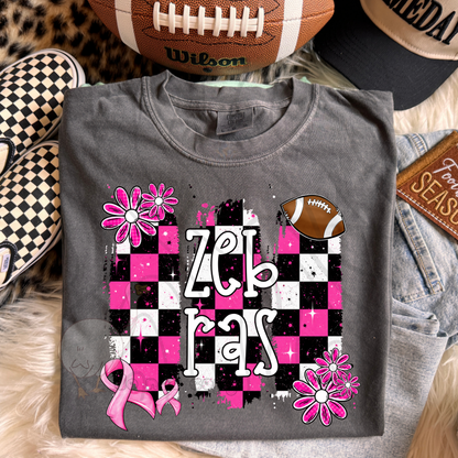 PINK CHECKERED MASCOTS SCHOOL SPIRIT