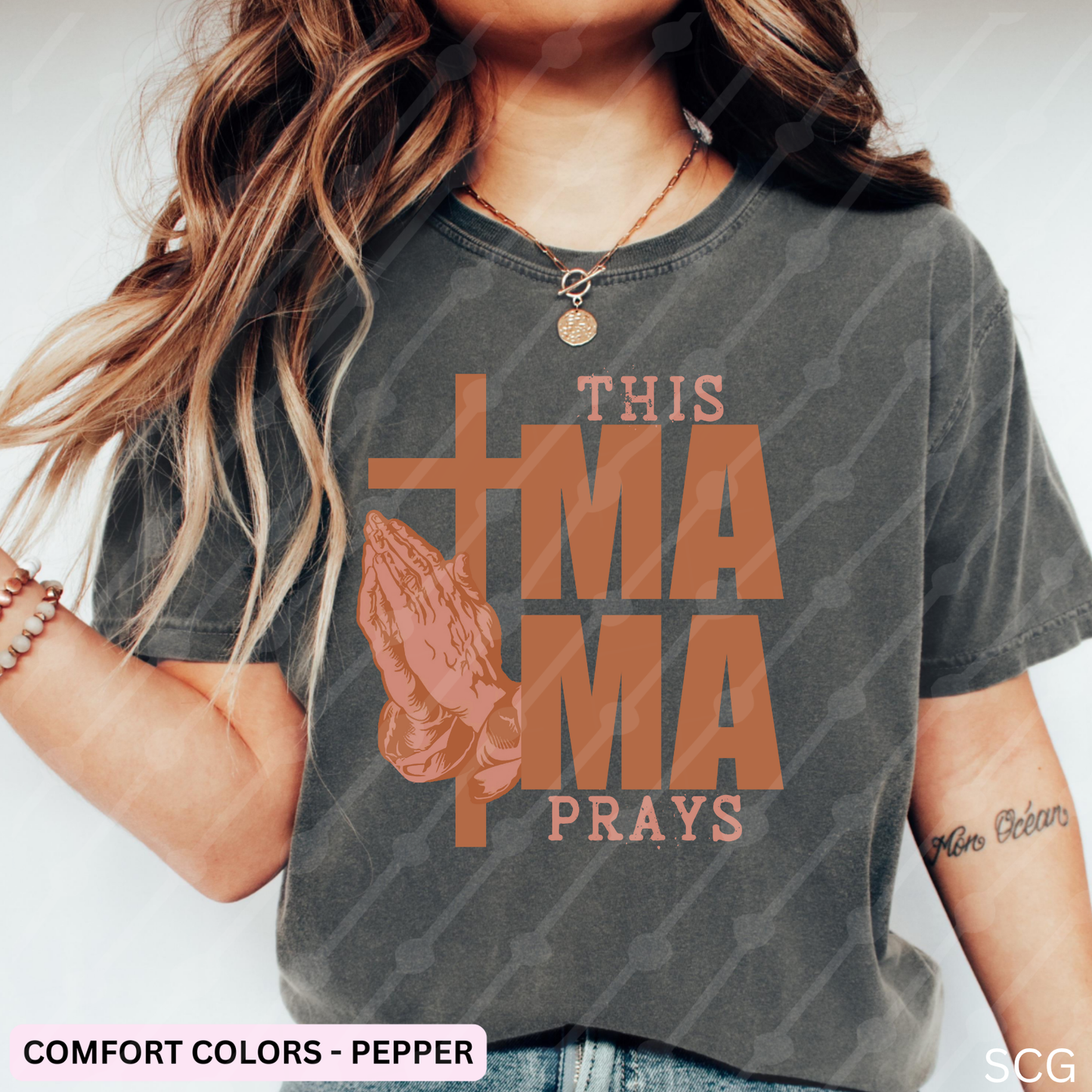 THIS MAMA PRAYS - SHIRTS - SUBLIMATION & DTF TRANSFERS  - TRUCKER HATS - ACCESSORIES