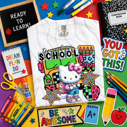 TOO COOL FOR SCHOOL - CHARACTER BUNDLE - FIRST DAY OF SCHOOL - BACK TO SCHOOL