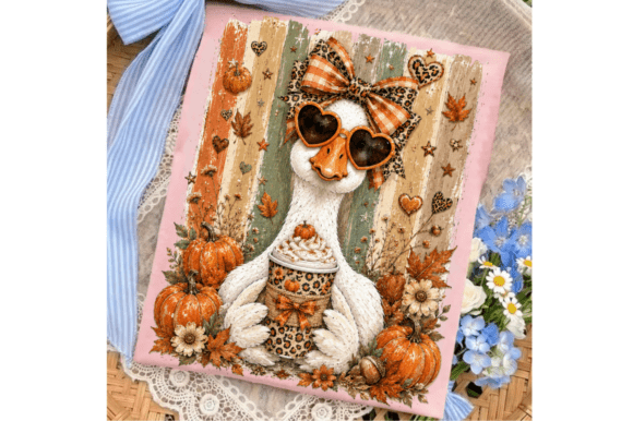 FALL LEOPARD LATTE GOOSE