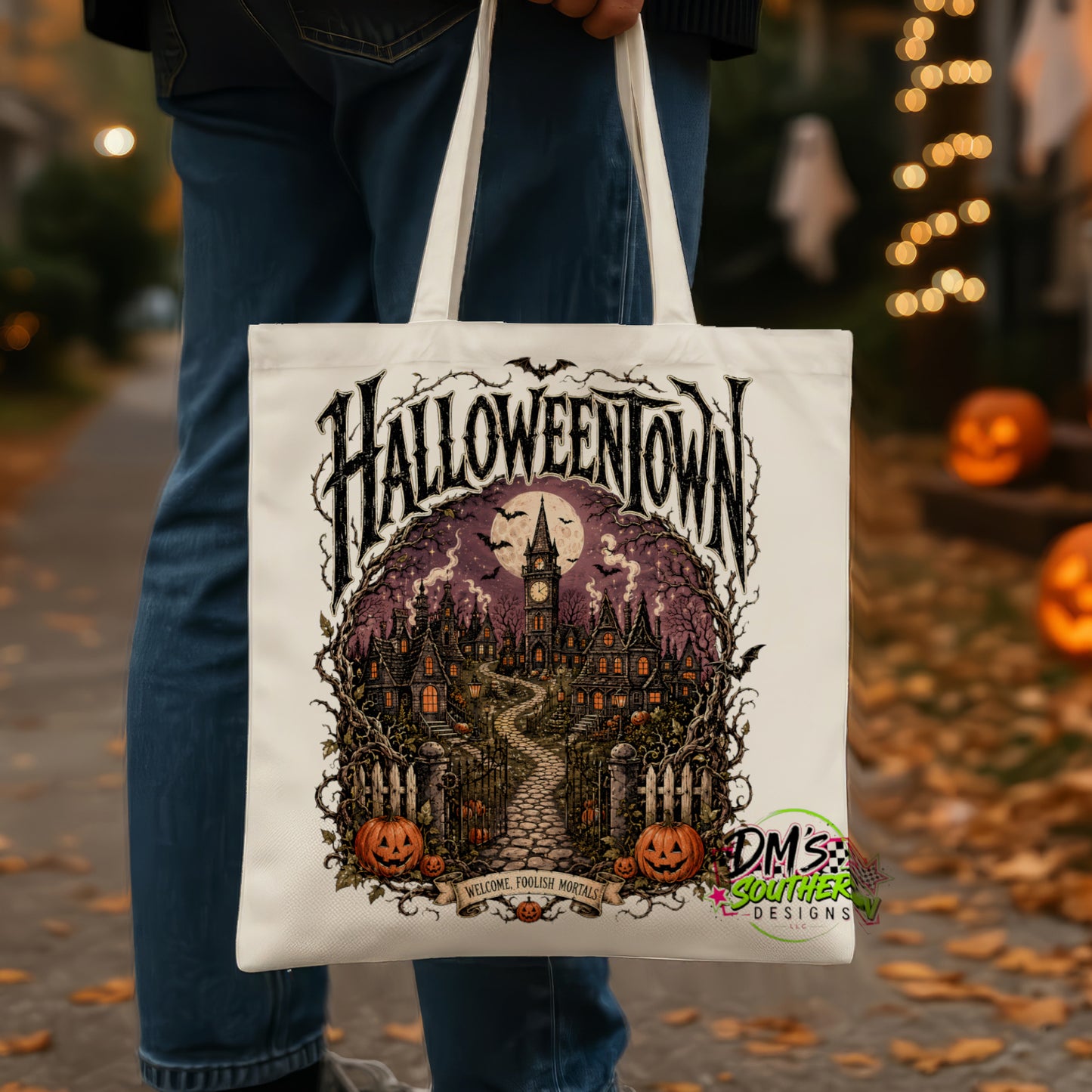 VINTAGE HALLOWEEN TOWN SPOOKY CUTE
