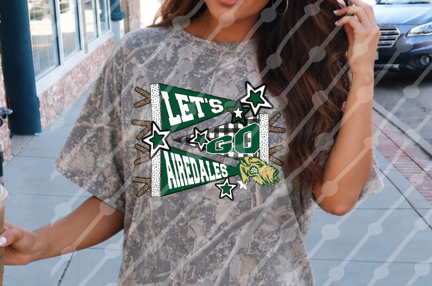 LETS GO AIREDALES PENNANT
