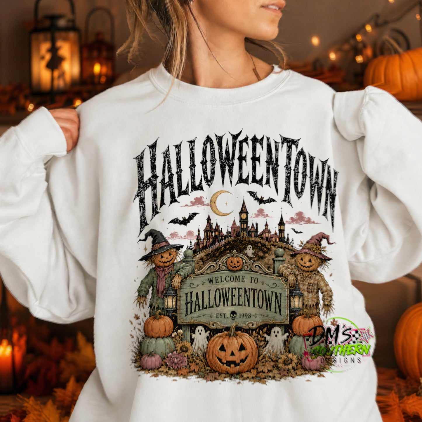 VINTAGE HALLOWEEN TOWN SPOOKY CUTE