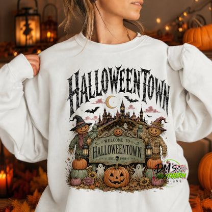 VINTAGE HALLOWEEN TOWN SPOOKY CUTE