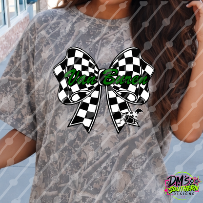 VAN BUREN POINTERS CHECKERED BOW