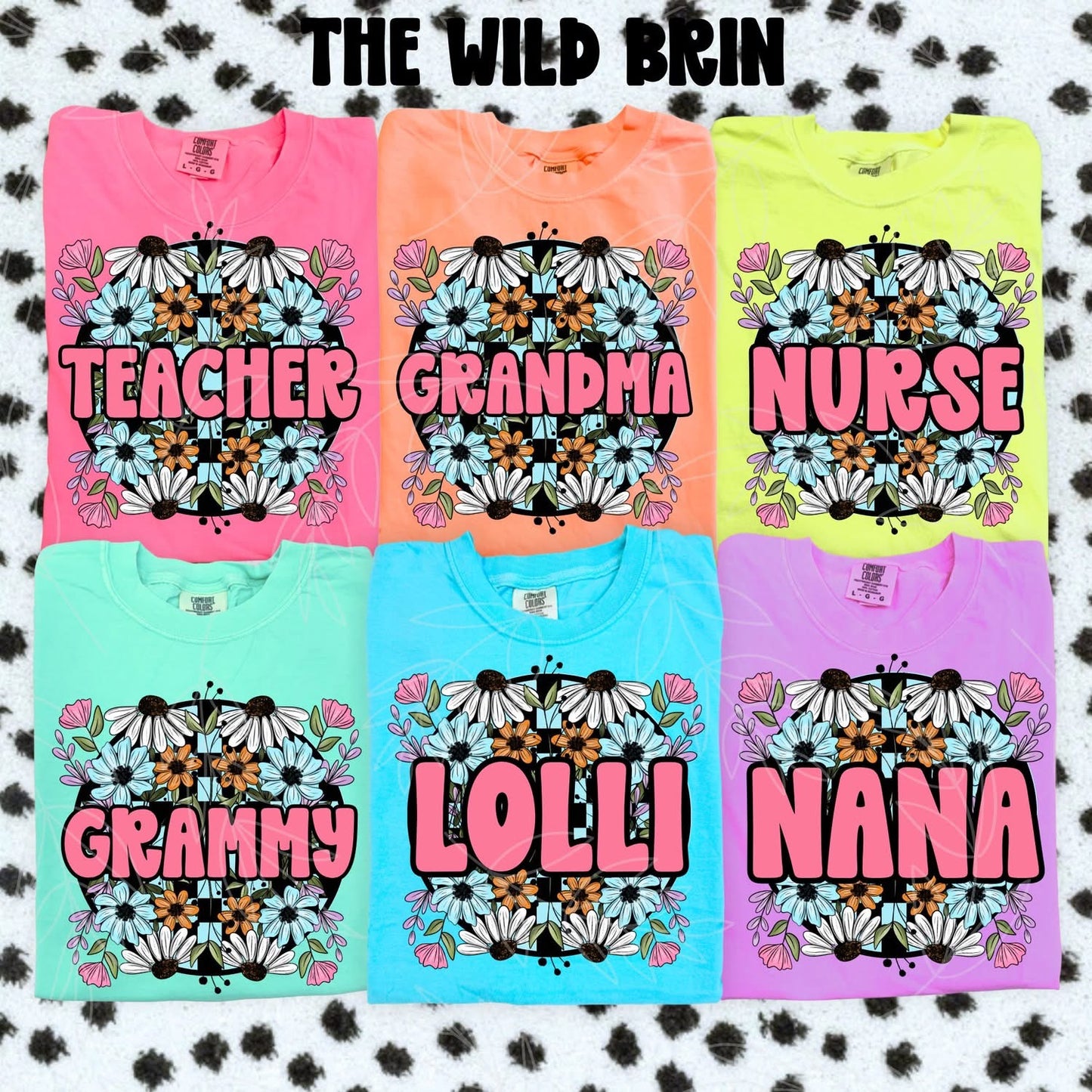 Floral Family Name Designs