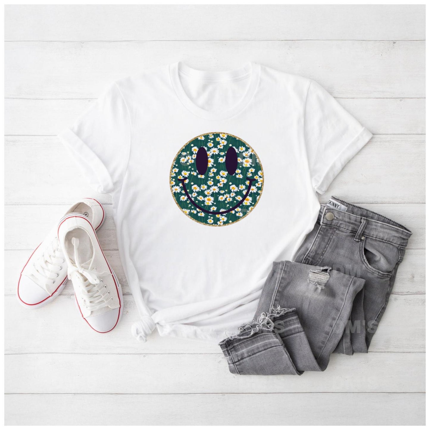 Floral Smiley Shirts & Transfers