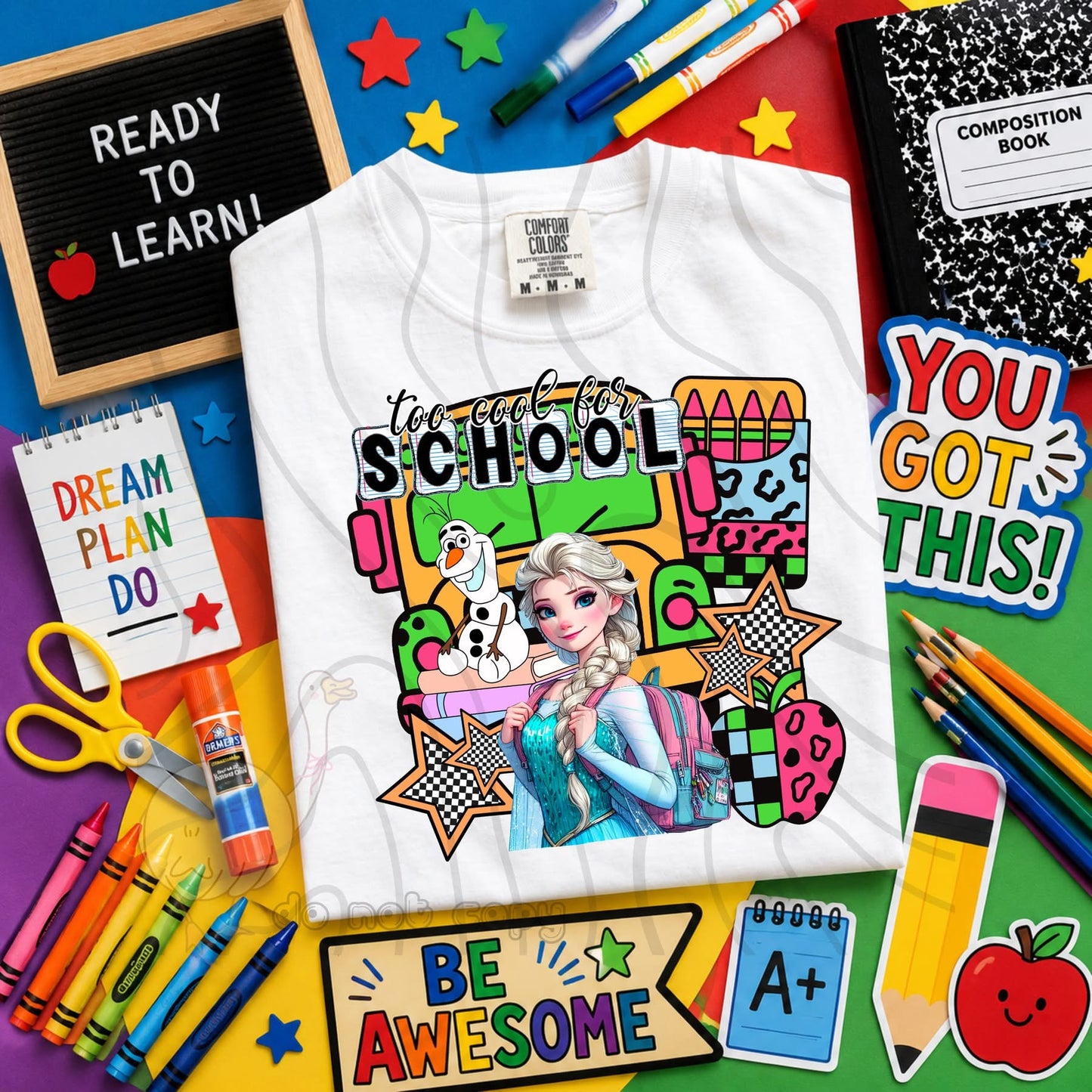 TOO COOL FOR SCHOOL - CHARACTER BUNDLE - FIRST DAY OF SCHOOL - BACK TO SCHOOL