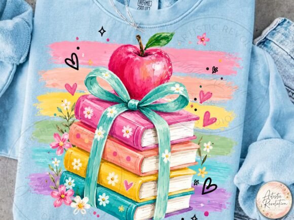 CUTE APPLE BOOKS - BACK TO SCHOOL