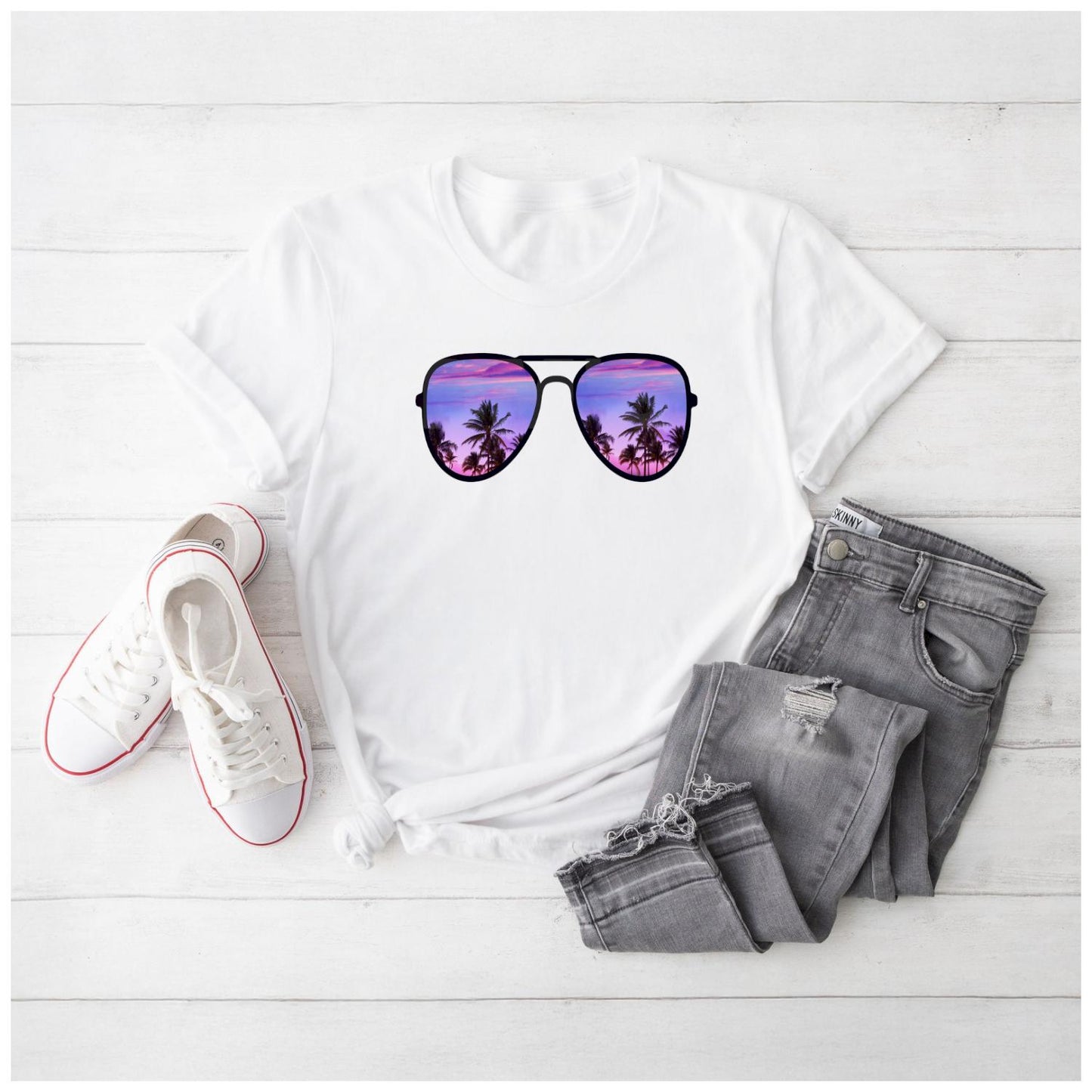 Summer Sunglasses DTF Transfer Bundle - 6 Designs -