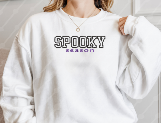 EMBROIDERED CREWNECK - SPOOKY SEASON
