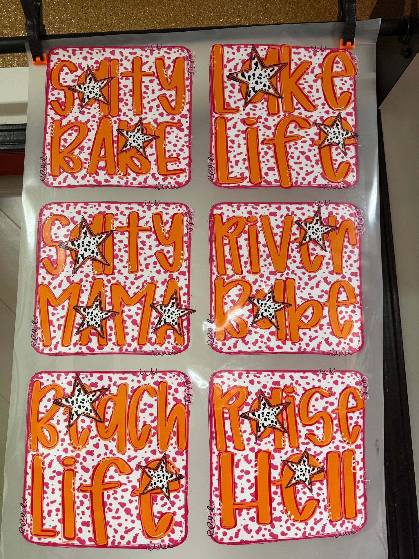 SUMMER - 6 TRANSFERS - PREMADE DTF BUNDLE - READY TO PRESS