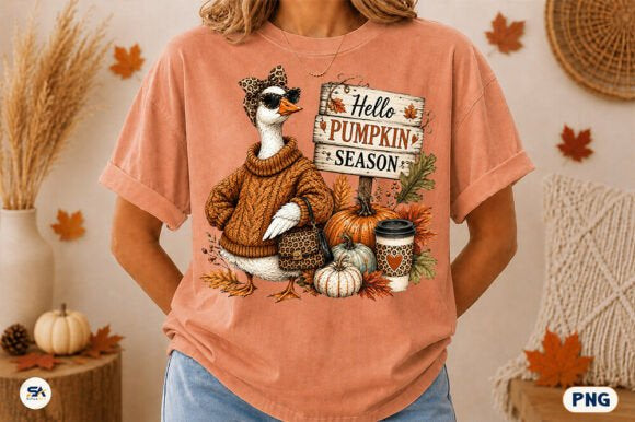 HELLO PUMPKIN SEASON GOOSE