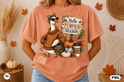HELLO PUMPKIN SEASON GOOSE