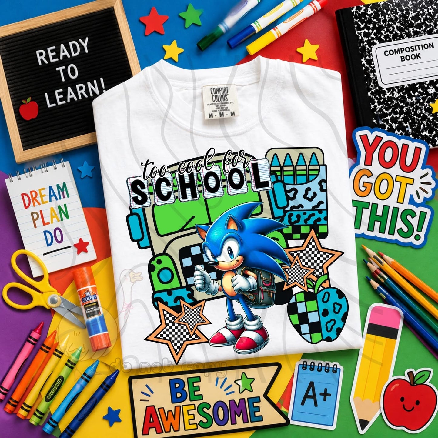 TOO COOL FOR SCHOOL - CHARACTER BUNDLE - FIRST DAY OF SCHOOL - BACK TO SCHOOL