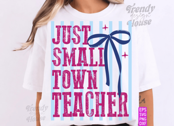 Striped Teacher School Girly Designs