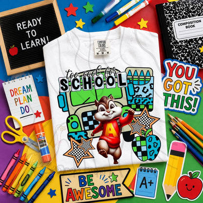 TOO COOL FOR SCHOOL - CHARACTER BUNDLE - FIRST DAY OF SCHOOL - BACK TO SCHOOL