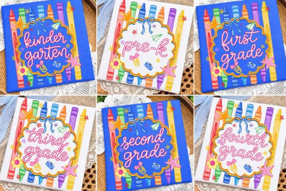 CRAYON PREPPY - FIRST DAY OF SCHOOL - BACK TO SCHOOL