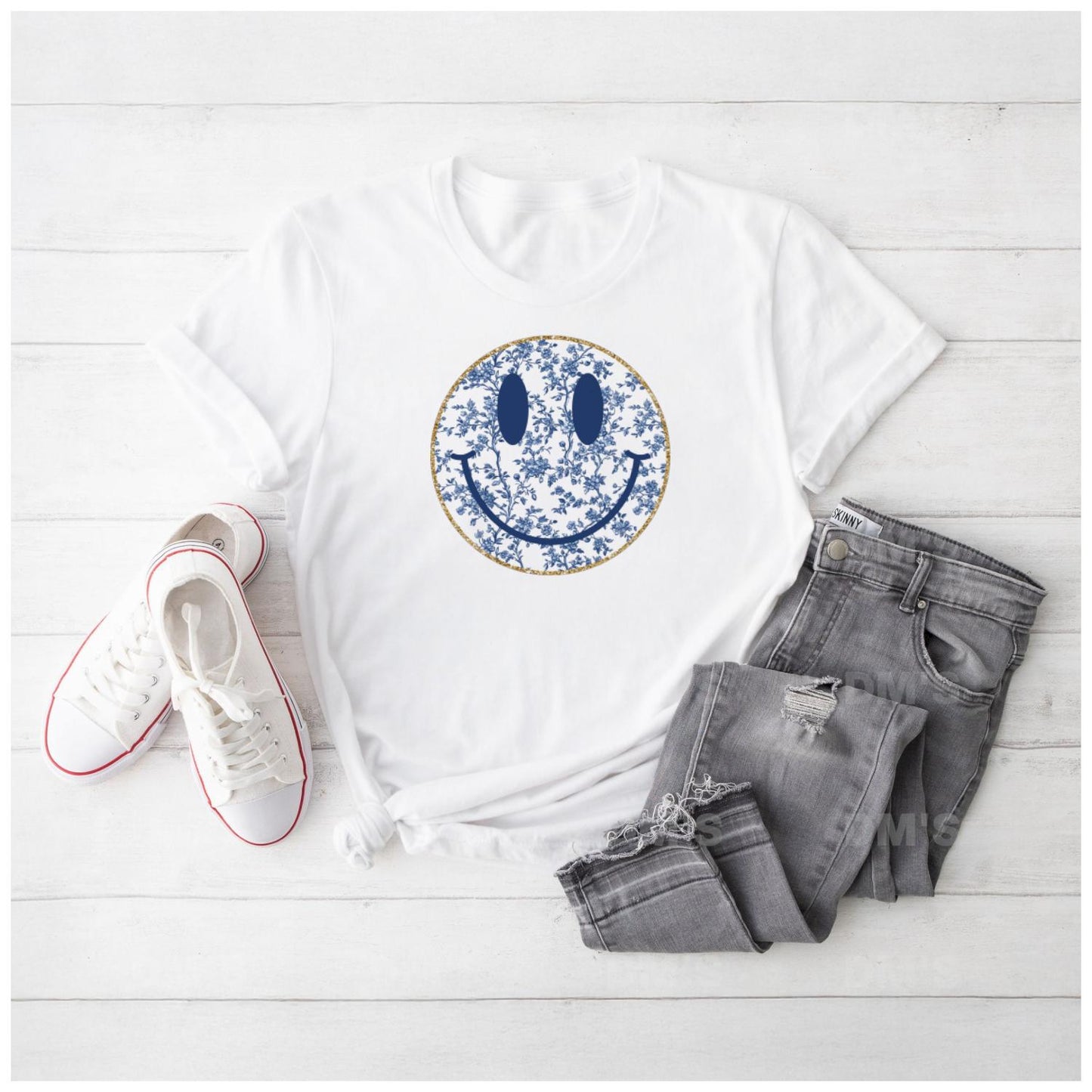 Floral Smiley Shirts & Transfers