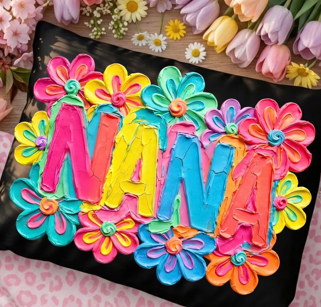 Mama Mini Gigi Nana MAwmaw Yaya Meme Mimi Bright Floral