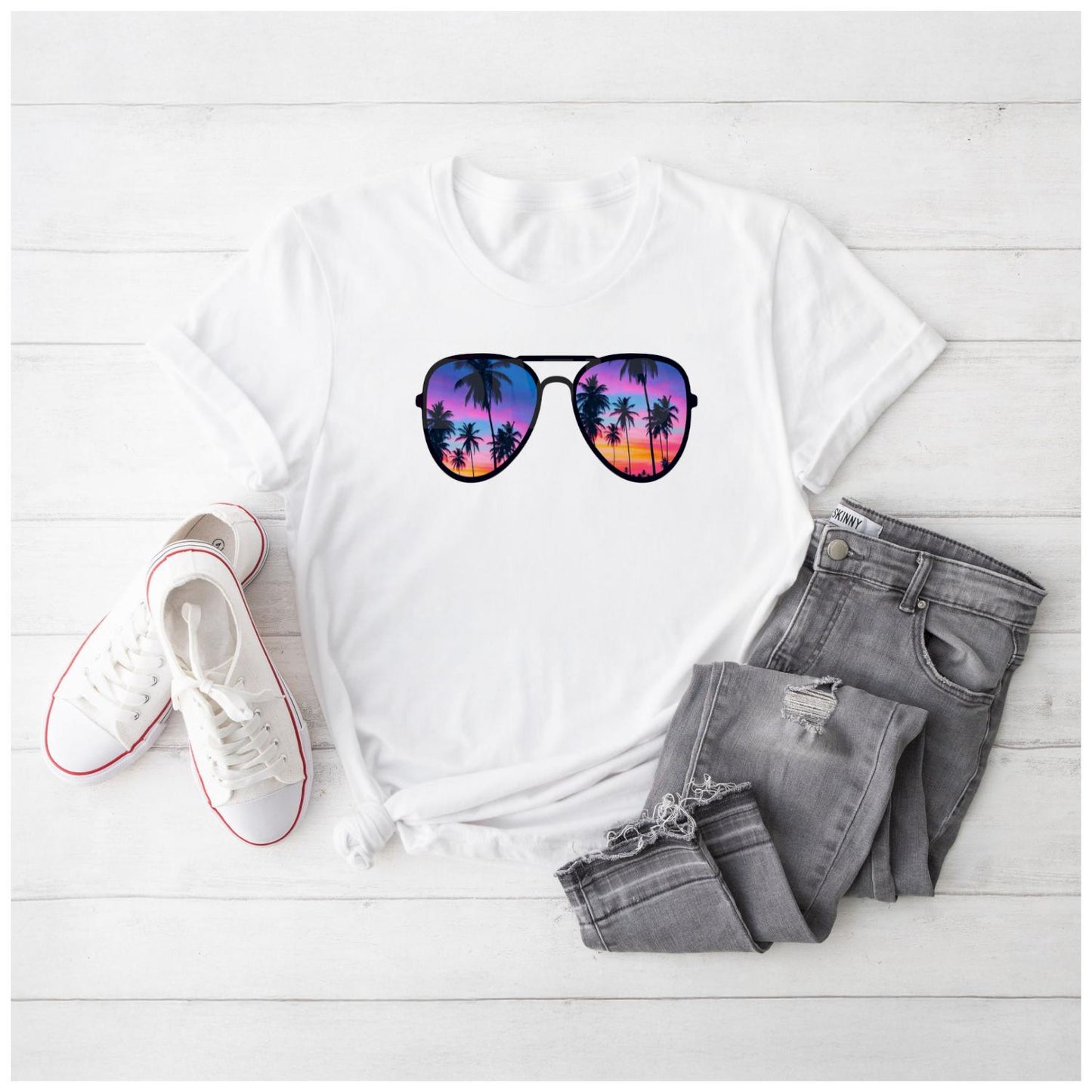 Summer Sunglasses DTF Transfer Bundle - 6 Designs -