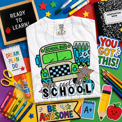TOO COOL FOR SCHOOL - CHARACTER BUNDLE - FIRST DAY OF SCHOOL - BACK TO SCHOOL