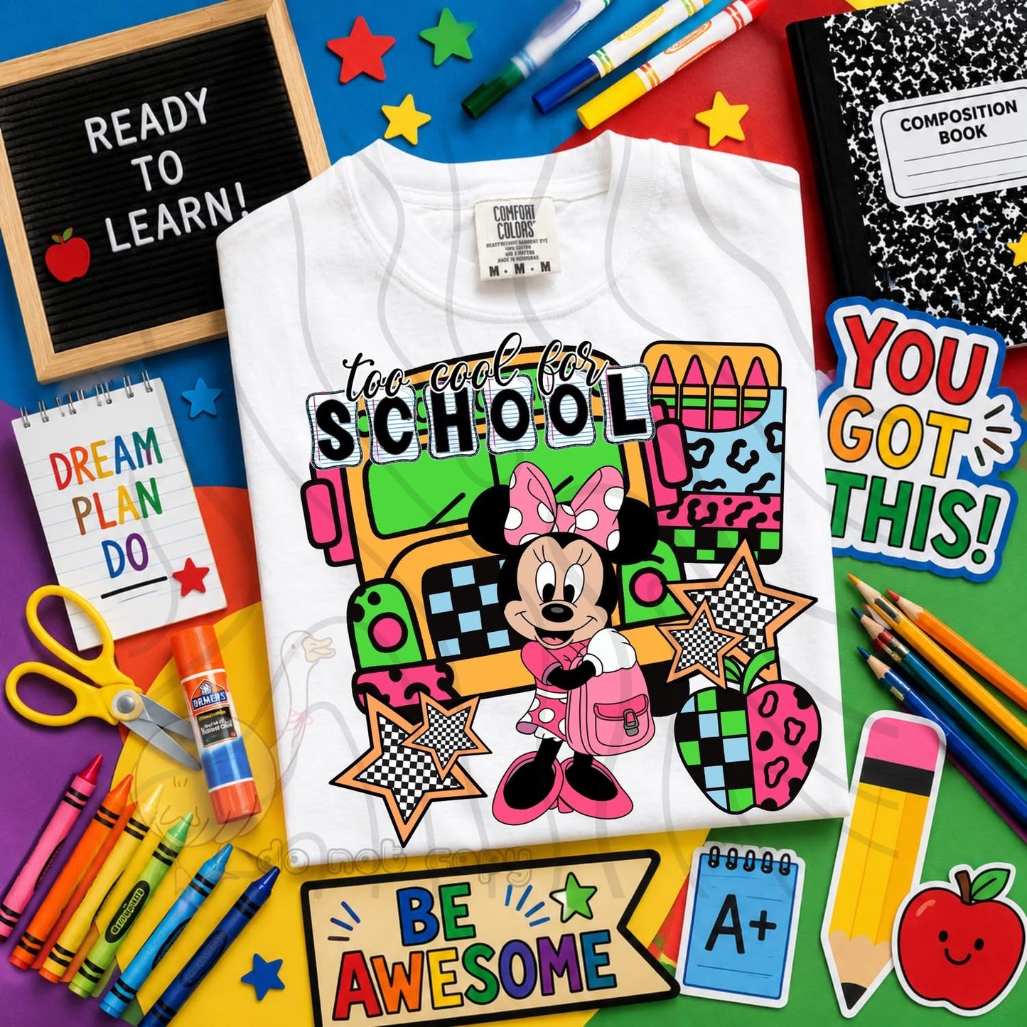 TOO COOL FOR SCHOOL - CHARACTER BUNDLE - FIRST DAY OF SCHOOL - BACK TO SCHOOL
