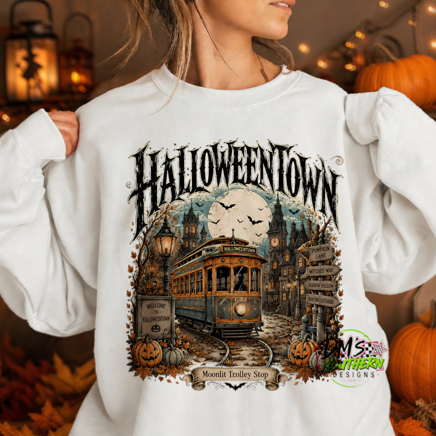 VINTAGE HALLOWEEN TOWN SPOOKY CUTE